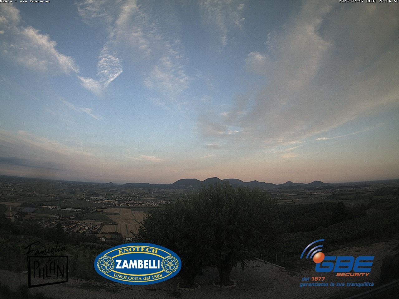 immagine della webcam nei dintorni di San Germano dei Berici: webcam Nanto